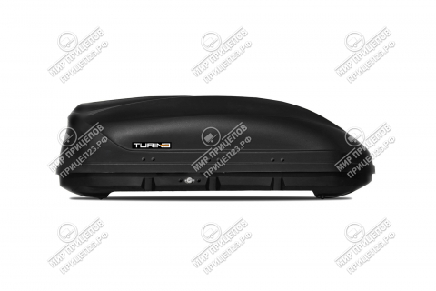 Бокс-багажник на крышу аэродинамический черный Turino Compact 360 л