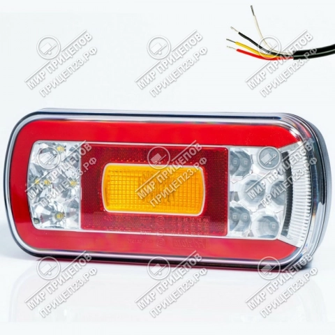 Фонарь зад 6-х функц. FT-130 PM LED 